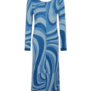 BRAND NEW Size 6 House of Sunny Blue moon Knitted Dress